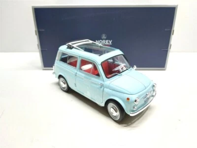 Fiat 500 Giardiniera Blu del 1964 - 1/18 Norev - Immagine 1 di 4