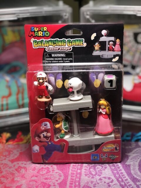 Conjunto De Mini Figuras - Super Mario - Jogo Do Equilíbrio