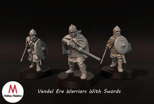 Dark Ages - Vendel Era Warriors With Swords - Picture 1 of 4