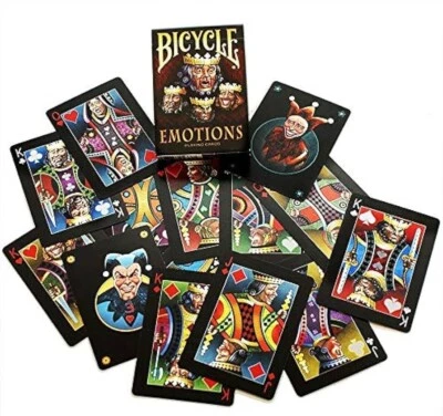 Bicycle Emotions Playing Cards 1 Deck NEW - Image 1 of 2