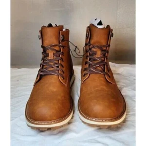 New Goodfellow & Co Men's Forrest Brown Work Boots High-Top Round Toe Size 7 - Picture 1 of 3