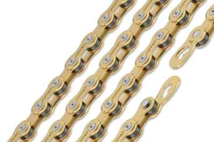 Wippermann Connex 9sG 114 eslabones, desviador de cadena dorado de 9 velocidades, eslabón Connex - Imagen 1 de 1