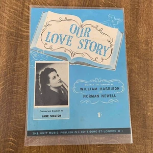 Anne Shelton ""Our Love Story"" seltene Noten - Bild 1 von 2