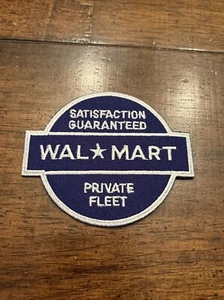 Wal Mart Walmart Private Fleet Driver Patch Vintage Trucker Mütze 3" Bügelbild seltenes Logo - Bild 1 von 8