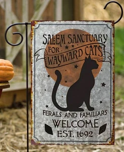 Salem Santuario per Gatti Rivedenti Bandiera da Giardino G2650 - Foto 1 di 1