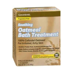 3 Boxes (24 Packets) GoodSense Oatmeal Bath Treatment Fragrance Free EXP 09/2025 - Picture 1 of 5