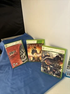 Microsoft Game Studios (Xbox 360) Lot Of 3 Pgr4 Fable 3 Lost Planet 2 - Picture 1 of 11