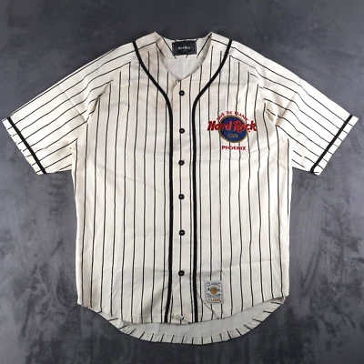 Camiseta deportiva de béisbol vintage Hard Rock Café Save The Planet Phoenix XL a rayas años 90 Foto 1 de 4