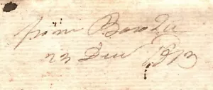 India? MILITARY CAMPAIGN 1813 Historic BARADU Letter WELLESLEY Cover GB MS2295* - Picture 1 of 12