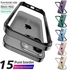 Bumper Case For iPhone 15 Pro Max 14 Pro 13 12 11 XS Aluminum Metal Phone Frame