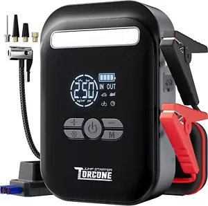 Car Battery Jump Starter with Air Compressor 6000A,150PSI Jump Starter - Picture 1 of 7