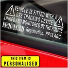 4 Security Window Stickers-Alarm GPS Tracker Device Unit for Car,Van,Lorry,Truck