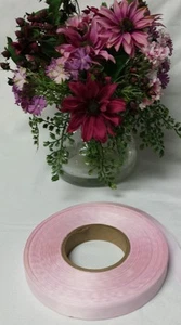 Large Commercial Roll Of 7/8" Wide Pink Satin Ribbon Wedding Crafts Gift Wrap - Picture 1 of 3