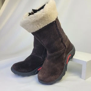 MERRELL Girls Boots Youth Sz US 10 EUR 28 Jungle Moc Puff Waterproof Side Zipper - Picture 1 of 12