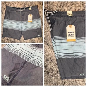 Billabong La Fonda Surfplus Board Shorts Para Hombre Talla 33 Surf Natación Rayas Azules NUEVO - Imagen 1 de 10