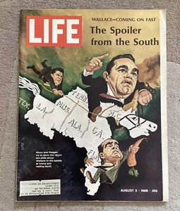 Vintage Life Magazine August 2, 1968 - Wallace - Coming on Fast - Picture 1 of 8
