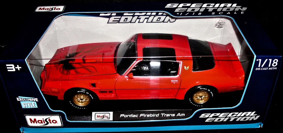 Pontiac Firebird 1978 Trans-Am escala 1:18 diecast muscle car edición especial nuevo Foto 1 de 3