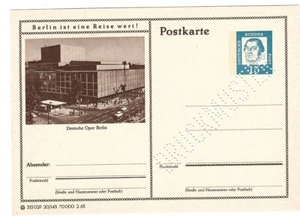 P 81 Picture Postcard Print Sample 15 PFENNIG Luther Berlin German Opera - Picture 1 of 1