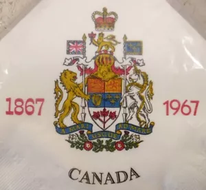 Canada 1867 - 1967 100° Anniversario Tovaglioli Party-Time Tavola Toronto anni 60 - Foto 1 di 5