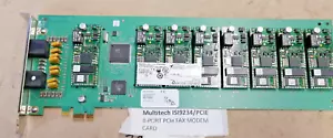 MultiTech ISI9234/PCIE - 8-Modem ISI Server Card / Fax Modem Card - Dual Port - Picture 1 of 1
