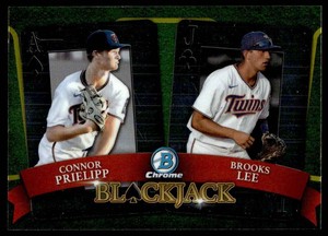 2022 Bowman Draft Baseball Blackjack Connor Prielipp/Brooks Lee Rookie Minnesota