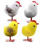 4 Pcs Easter Chicken Child Stuffed Plush Toy Egg Stuffers for