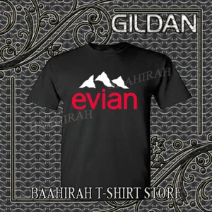 New Shirt Evian bottled water men's logo Funny T-Shirt Size S to 5XL - Picture 1 of 6