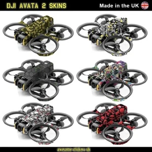 Passend für DJI Avata 2 Skins Wraps Aufkleber Premium Vinyl Decal 007 - 012 - Bild 1 von 8