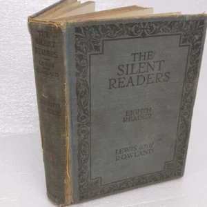 Vintage 8th Grade School Reading Textbook 1920 - The Silent Readers, MN - Foto 1 di 15