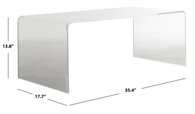 Mesa de centro de acrílico Safavieh Atka, precio reducido 2172703827 FOX6015A Foto 1 de 4