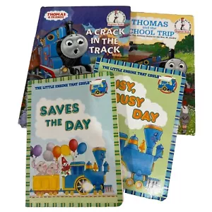 Lot of 4 Childrens Train Books including Thomas the Train and The Little Engine - Foto 1 di 13