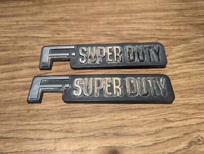 Ford F150 F250 F350 1992-1997 F-Super Duty guardabarros insignia F2TB-16B114-KA juego Foto 1 de 4