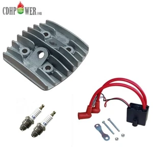 CDHPOWER LD100 Cylinder Head W/Double Sparks & CDI for 2 Stroke Engine Kit Bike - Picture 1 of 17