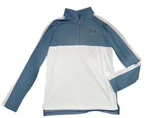 Under Armour boys long sleeve 1/4 zip color block active top L(14) - Picture 1 of 2