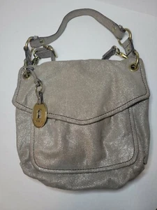 Fossil Long Live Vintage 1954 Crossbody Flap Shoulder Sparkle Glitter Bag Purse - Picture 1 of 11