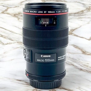 [Casi COMO NUEVO] Lente Canon EF 100 mm F/2,8 L Macro IS USM JAPÓN - Imagen 1 de 4