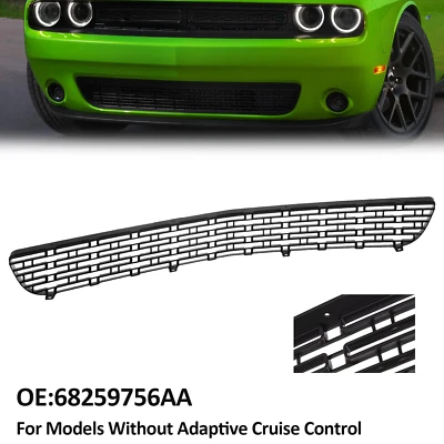 Parachoques delantero parrilla inferior negro 68259756AA para Dodge Challenger 2015-2023 Foto 1 de 4