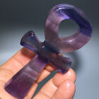 4"Natural Crystal.Rainbow fluorite.Hand-carved.Exquisite Life is the key 21