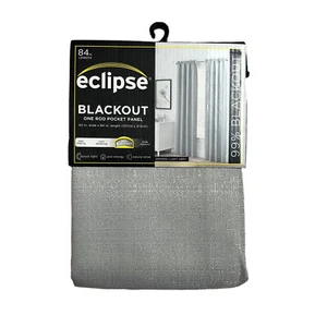 Eclipse Blackout One Rod Pocket 42 Zoll Breite 84 cm Länge Samara hellgrau - Bild 1 von 6
