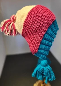 Hand Knit Winter Hat for Young Girl - Picture 1 of 3