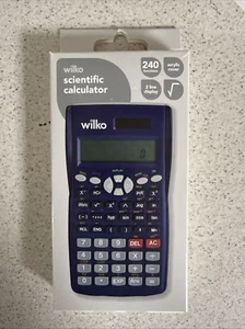 Calculadora científica Wilko 240 funciones pantalla de 2 líneas - Imagen 1 de 1