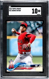 2018 Topps Update Series - Pitching, Red Jersey #US1 Shohei Ohtani (RC) SGC 10 - Bild 1 von 2
