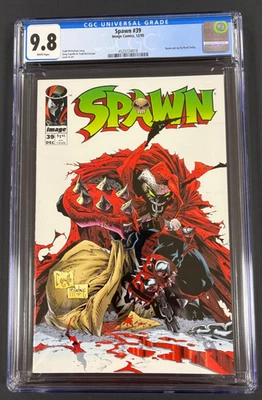Cómics con imagen de páginas blancas de McFarlane Capullo 1995 Spawn #39 CGC 9,8 casi nuevo/como nuevo Foto 1 de 3
