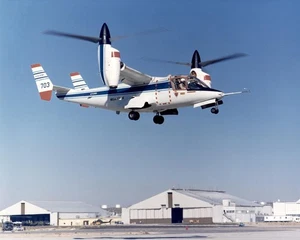 1980 NASA XV-15 Tilt Rotor Aircraft - 8x10 Photo On 8.5x11 #1408 - Picture 1 of 1