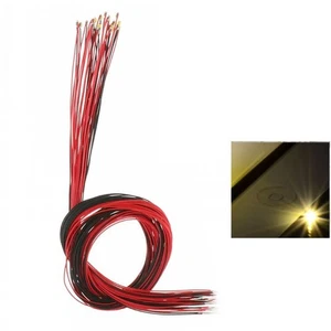 30 Pezzi 0402,SMD LED Saldati Mini Lampadine Pre Cablate Luci Lampade Saldate - Foto 1 di 10