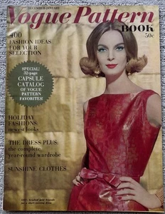 Vintage Vogue Pattern Magazine December 1961 January 1962 - Picture 1 of 4