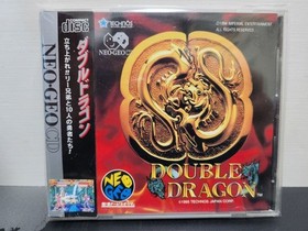 SNK Neo Geo CD Software Double Dragon With Manual & Obi Used Good Condition 1995