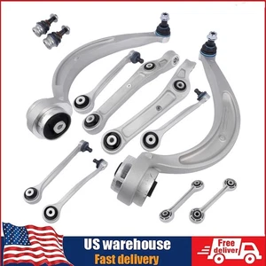 12x Front Control Arm & Ball Joint Assembly Sway Bar Link for Audi A4 A5 Quattro - Picture 1 of 12
