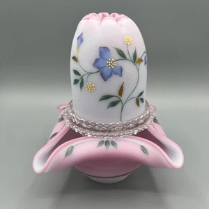Fenton 1999 Fairy Light 3 piezas periwinkle en azul birmano 1832/1950 ¡Firmado! - Imagen 1 de 13