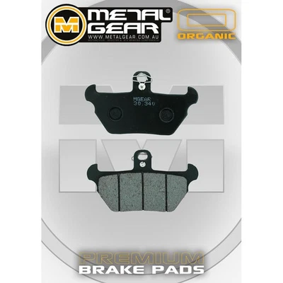 Pastillas de freno delanteras izquierda o derecha orgánicas para BMW K 1200 LT 1999 2000 2001 2002 Foto 1 de 2